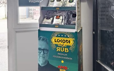 Új totem display a Halker Kft. bemutató üzletében!