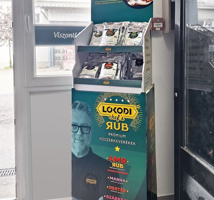 Új totem display a Halker Kft. bemutató üzletében!